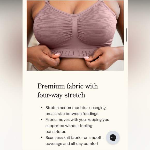 Kindred Bravely Sublime® Hands-Free Pumping &
Nursing Bra Regular 1X NEW - Picture 5 of 12